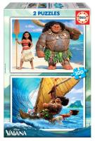 Puzzle 2x100 Vaiana: Skarb oceanu G3. Wydawca: Educa. SmakLiter.pl Opakowanie Puzzle 2x100 Vaiana: Skarb oceanu G3