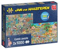 Opakowanie Puzzle 2x1000 Haasteren Sklep muzyczny/Stres G3
