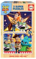 Puzzle 2x25 Toy Story 4 (drewniane) G3. Wydawca: Educa. SmakLiter.pl Opakowanie Puzzle 2x25 Toy Story 4 (drewniane) G3