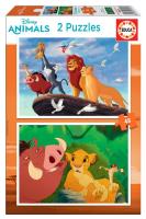Puzzle 2x48 Król Lew G3. Wydawca: Educa. SmakLiter.pl Opakowanie Puzzle 2x48 Król Lew G3