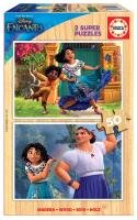 Puzzle 2x50 Nasze magiczne Encanto - Disney drewno. Wydawca: Educa. SmakLiter.pl Opakowanie Puzzle 2x50 Nasze magiczne Encanto - Disney drewno