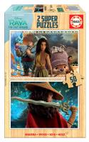 Puzzle 2x50 Raya i ostatni smok (drewniane) G3. Wydawca: Educa. SmakLiter.pl Opakowanie Puzzle 2x50 Raya i ostatni smok (drewniane) G3