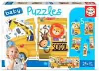 Puzzle 3-5 Autobus szkolny G3. Wydawca: Educa. SmakLiter.pl Opakowanie Puzzle 3-5 Autobus szkolny G3