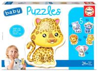 Puzzle 3-5 Dzikie zwierzęta G3. Wydawca: Educa. SmakLiter.pl Opakowanie Puzzle 3-5 Dzikie zwierzęta G3