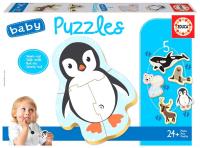 Puzzle 3-5 Zwierzęta polarne G3. Wydawca: Educa. SmakLiter.pl Opakowanie Puzzle 3-5 Zwierzęta polarne G3
