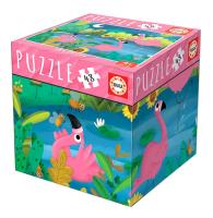 Puzzle 48 Cube - Flamingi G3. Wydawca: Educa. SmakLiter.pl Opakowanie Puzzle 48 Cube - Flamingi G3