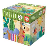 Puzzle 48 Cube - Lama G3. Wydawca: Educa. SmakLiter.pl Opakowanie Puzzle 48 Cube - Lama G3