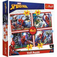 Opakowanie Puzzle 4w1 Bohaterski SpiderMan 34384