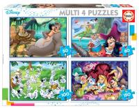Puzzle 50+80+100+150 Bohaterowie bajek Disneya G3. Wydawca: Educa. SmakLiter.pl Opakowanie Puzzle 50+80+100+150 Bohaterowie bajek Disneya G3