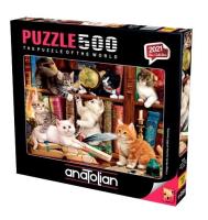 Puzzle 500 Małe kotki. Wydawca: Anatolian. SmakLiter.pl Opakowanie Puzzle 500 Małe kotki