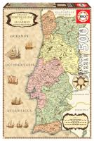 Puzzle 500 Mapa Portugalii z 1710 roku G3. Wydawca: Educa. SmakLiter.pl Opakowanie Puzzle 500 Mapa Portugalii z 1710 roku G3