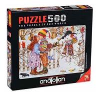 Puzzle 500 Pierwszy pocałunek. Wydawca: Anatolian. SmakLiter.pl Opakowanie Puzzle 500 Pierwszy pocałunek