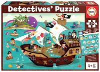 Puzzle detektywistyczne 50 Statek piracki G3. Wydawca: Educa. SmakLiter.pl Opakowanie Puzzle detektywistyczne 50 Statek piracki G3