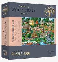 Opakowanie Puzzle drewniane 1000 Francja - znane miejsca