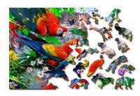 Opakowanie Puzzle drewniane 3D Wyspa papug Parrot Island M