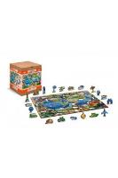 Opakowanie Puzzle drewniane 3D Zwierzęta świata mapa Animal Kingdom Map L