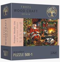 Opakowanie Puzzle drewniane 500+1 Świąteczny wieczór TREFL