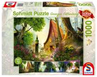 Puzzle PQ 1000 Georgia Fellenberg Dom na polanie. Wydawca: Schmidt. SmakLiter.pl Opakowanie Puzzle PQ 1000 Georgia Fellenberg Dom na polanie
