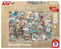 Puzzle PQ 1000 Ilona Reny Dekorowanie marzeniami. Wydawca: Schmidt. SmakLiter.pl Opakowanie Puzzle PQ 1000 Ilona Reny Dekorowanie marzeniami