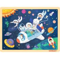 TOP BRIGHT Puzzle Drewniane KOSMOS 48 EL.. Wydawca: Playme. SmakLiter.pl Opakowanie TOP BRIGHT Puzzle Drewniane KOSMOS 48 EL.