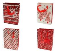 Torba prezentowa świąteczna 23,5x17,5x8 mix. Wydawca: OneDollar. SmakLiter.pl Opakowanie Torba prezentowa świąteczna 23,5x17,5x8 mix
