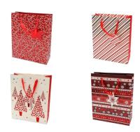 Torba prezentowa świąteczna 26x32x10 mix. Wydawca: OneDollar. SmakLiter.pl Opakowanie Torba prezentowa świąteczna 26x32x10 mix