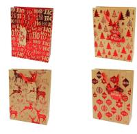 Torba prezentowa świąteczna 39x30x12 mix. Wydawca: OneDollar. SmakLiter.pl Opakowanie Torba prezentowa świąteczna 39x30x12 mix