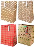 Opakowanie Torba QM-323 Kraft Boże Narodzenie MIX