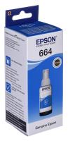 Opakowanie Tusz Epson C13T66424A (oryginał ; 70 ml; niebieski)