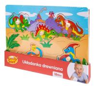 Opakowanie Układanka drewniana Dinozaury