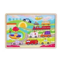 Opakowanie Układanka puzzle pojazdy