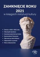 Zamknięcie roku w księgach instytucji kultury. Autor: dr Katarzyna Trzpioła. SmakLiter.pl Okładka książki Zamknięcie roku w księgach instytucji kultury