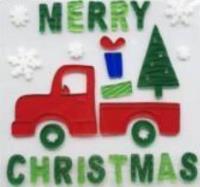 Opakowanie Żelowe naklejki dekoracyjne - BN Ciężarówka