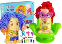 Zestaw Ciastolina Fryzjer Wyciskarka do Włosów. Wydawca: Lean Toys. SmakLiter.pl Opakowanie Zestaw Ciastolina Fryzjer Wyciskarka do Włosów