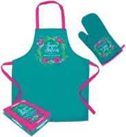 Opakowanie Zestaw fartuch i rękawiczki Garden-Super Babcia