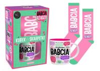 Opakowanie Zestaw kubek + skarpetki Babcia rządzi