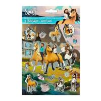 Opakowanie Zestaw naklejek metalicznych Spirit Mustang 1ark