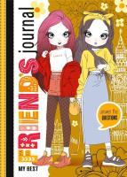 Opakowanie Zeszyt przyjaciółek 135x197/48K TW brokat żółty