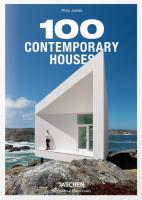 100 Contemporary Houses. Autor: Philip Jodidio. SmakLiter.pl Okładka książki 100 Contemporary Houses