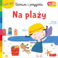 Akademia mądrego dziecka. Na plaży. Autor: Little red Flower Studio. SmakLiter.pl Okładka książki Akademia mądrego dziecka. Na plaży