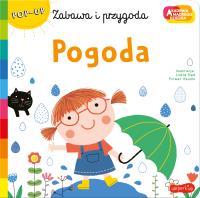 Akademia mądrego dziecka. Pogoda. Autor: Little red Flower Studio. SmakLiter.pl Okładka książki Akademia mądrego dziecka. Pogoda
