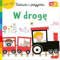 Akademia mądrego dziecka. W drogę. Autor: Little red Flower Studio. SmakLiter.pl Okładka książki Akademia mądrego dziecka. W drogę