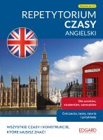 Angielski. Czasy. Repetytorium. Autor: Cieślak Ewelina, Marcin Frankiewicz. SmakLiter.pl Okładka książki Angielski. Czasy. Repetytorium