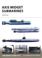 Okładka książki Axis Midget Submarines 1939-45