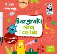 Bazgraki piszą i czytają. Autor: Monika Sobkowiak. SmakLiter.pl Okładka książki Bazgraki piszą i czytają