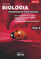 Biologia - pięćdziesiątka przed maturą T.2. Autor: Grzegorz Gola. SmakLiter.pl Okładka książki Biologia - pięćdziesiątka przed maturą T.2