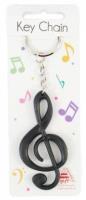 Opakowanie Brelok - klucz wiolinowy czarny