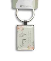 Opakowanie Brelok metalowy srebrny - Niech się twe serce