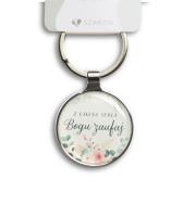 Opakowanie Brelok metalowy srebrny - Z całego serca