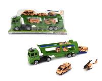 Opakowanie Ciężarówka z lawetą i pojazdami